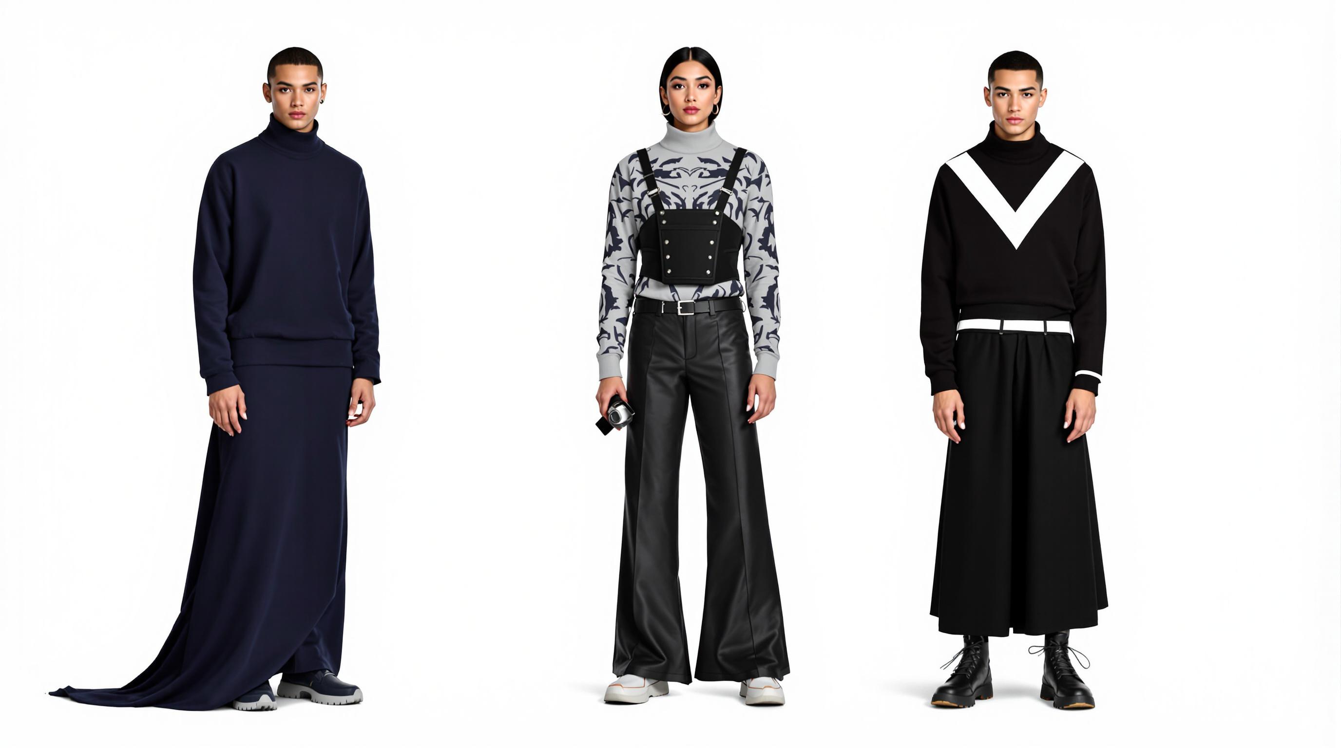 Example of a professional comp card created with Kompcard