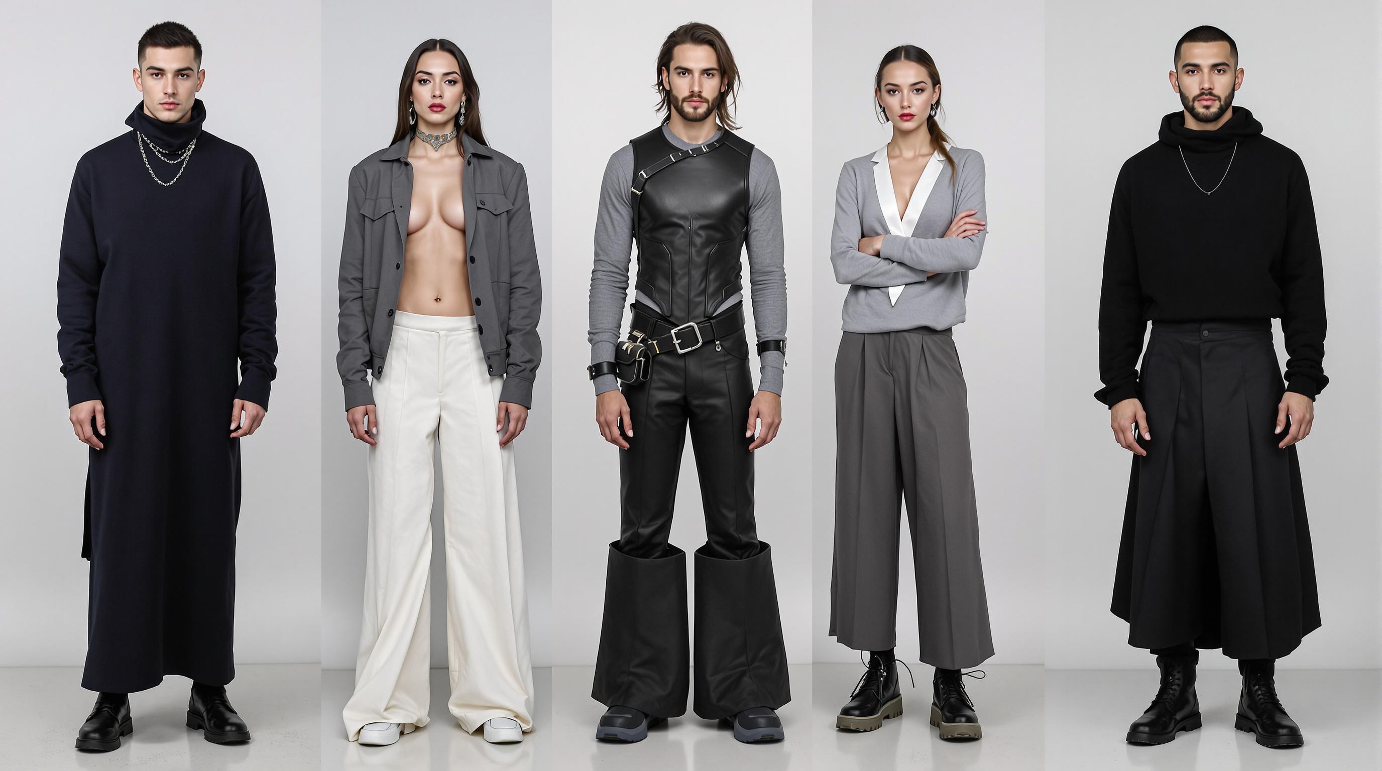 Example of a professional comp card created with Kompcard