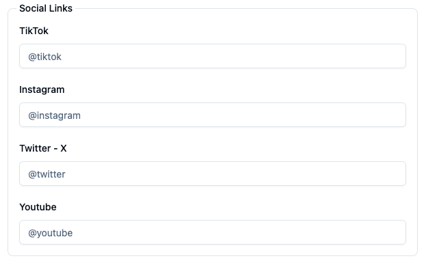 Example of a professional comp card created with Kompcard